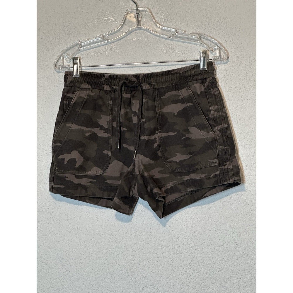 Athleta Fallon Shorts Camo Cotton Athleisure Performance Yoga Gym 2 28 X 4